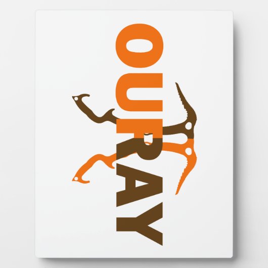 Plaque Photo Ouray Colorado (Devant)