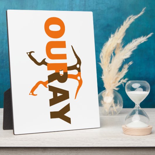 Plaque Photo Ouray Colorado (Côté)