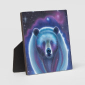 Plaque Photo Ours cosmique (Recto)