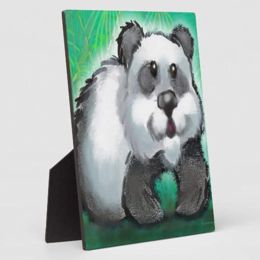Plaque Photo Ours Panda (Côté)