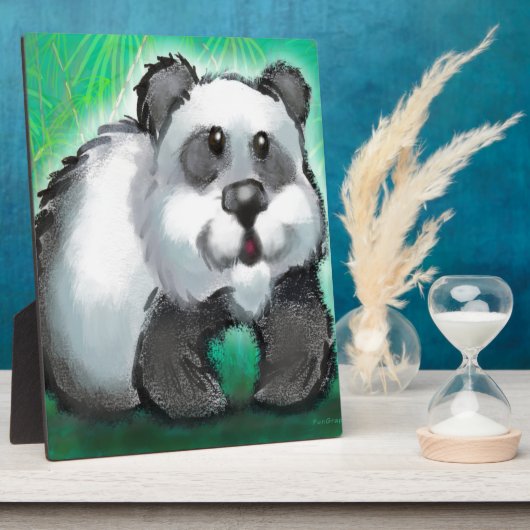 Plaque Photo Ours Panda (Côté)