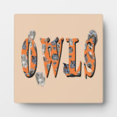 Plaque Photo Owls Est Le Nom, (Devant)