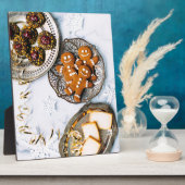 Plaque Photo Pain d'épices de Noël Traitements Wall Art (Côté)