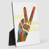 Plaque Photo Paix de Hakuna Matata (Côté)