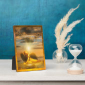 PLAQUE PHOTO PAIX DES ENFANTS DE L'ÂGE SUR TERRE (Côté)