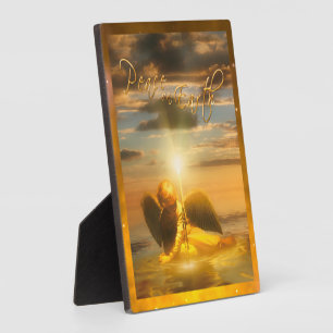 PLAQUE PHOTO PAIX DES ENFANTS DE L'ÂGE SUR TERRE