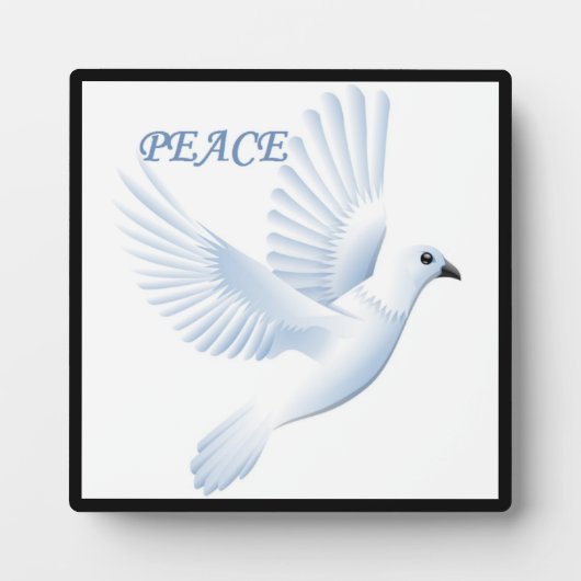 PLAQUE PHOTO PAIX DOVE (Devant)