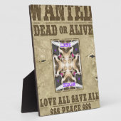 Plaque Photo Paix Recherchée, Amour et Inspiration : Diffuser H (Côté)