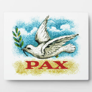 Plaque Photo Paix vintage sur terre