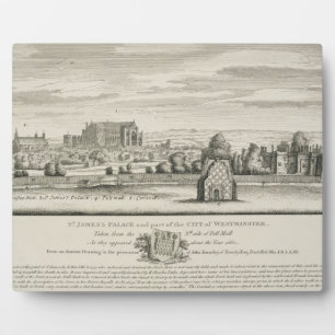 Plaque Photo Palais Saint-Jacques et partie de la Ville de West