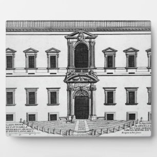 Plaque Photo Palazzo del Quirinale, from 'Palazzi di Roma'