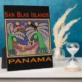 Plaque Photo Panama Mola (Côté)