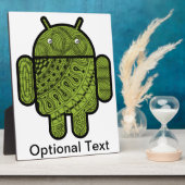 Plaque Photo Pancho Doodle Character pour le robot Android™ (Côté)