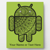 Plaque Photo Pancho Doodle Character pour le robot Android™ (Devant)