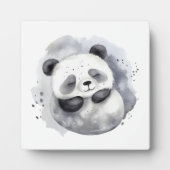 Plaque Photo Panda Confortable (Devant)