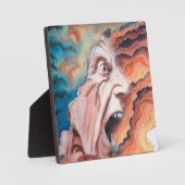 Plaque Photo Panic Waves peinture à l'huile (Recto)