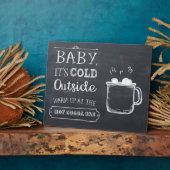 Plaque Photo Panneau de barre de cacao chaud (Côté)