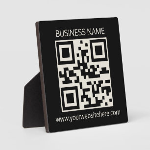 Plaque Photo Panneau de code QR pour l'aménagement paysager noi