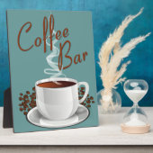 Plaque Photo Panneau de la barre du café (Côté)