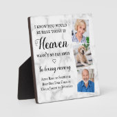 Plaque Photo Panneau Mariage photo In Love Memory Memorial 3 (Recto)