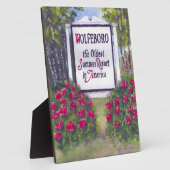 Plaque Photo Panneau NH Wolfeboro (Côté)