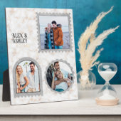 Plaque Photo Panneau personnalisé avec trois photos Mur de mais (Côté)