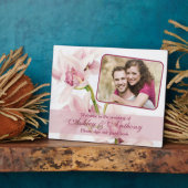 Plaque Photo Panneau photo Mariage de l'orchidée rose (Côté)