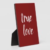 Plaque Photo Panneau "True Love" (Côté)