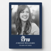 Plaque Photo Panthers de la FIU - Logo blanc (Devant)