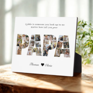 Plaque Photo Papa 28 Photo Collage de photos pour papa ou grand