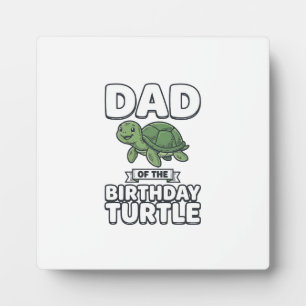 Plaque Photo Papa de la tortue d'anniversaire Création drôle de