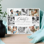 Plaque Photo Papa est reconnaissant pour chaque instant Photo C<br><div class="desc">Capturez des souvenirs chéris et honorez votre incroyable papa avec notre photo-collage personnalisé "Grateful for Every Moment" plaque de papa. Customisez cette magnifique photo plaque de tenue avec 8 de vos photos préférées, joliment présenté 4 en couleur et 4 en noir et blanc intemporel. Caractéristiques "Daddy" type de script de...</div>