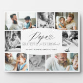 Plaque Photo Papa Grateful pour chaque instant Collage photo (Devant)
