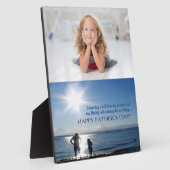 Plaque Photo "Papa, Mon Roi Forever (Côté)