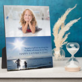 Plaque Photo "Papa, Mon Roi Forever (Côté)