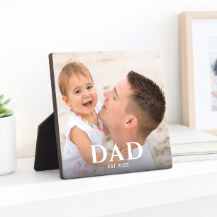 Plaque Photo Papa personnalisé a établi une photo moderne
