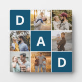 Plaque photo papa pour la Fête des pères (Devant)