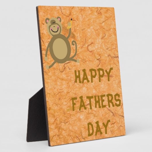 Plaque Photo Papa singe (Côté)