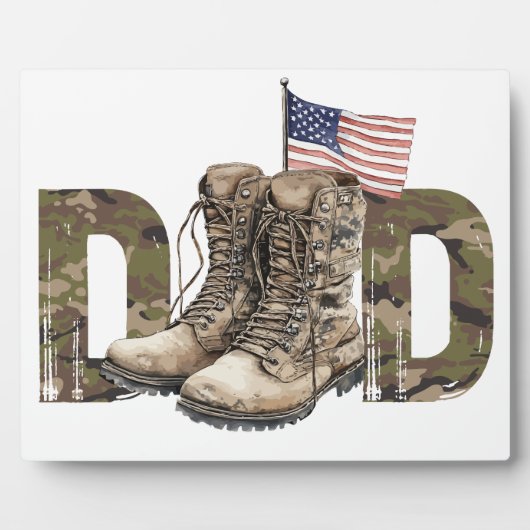 Plaque Photo Papa, tu as toujours été mon héros (Devant)