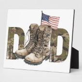 Plaque Photo Papa, tu as toujours été mon héros (Côté)