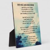 Plaque Photo PAPA VOUDREZ-VOUS JAMAIS CONNAÎTRE LE poème (Côté)