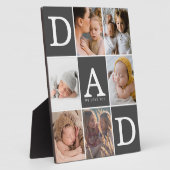 Plaque Photo Papa We Love You Photo Collage (Côté)