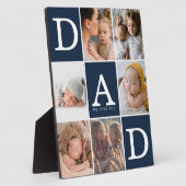 Plaque Photo Papa We Love You Photo Collage (Côté)