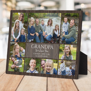 Plaque Photo Papapa Photo Collage Enfants