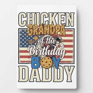 Plaque Photo Papi du gâteau d'anniversaire Cookie Milk Shirt De