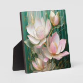 Plaque Photo Papier peint en fleurs japonais Magnolia Art (Recto)