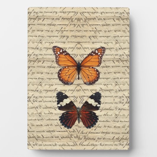 Plaque Photo papillon (Devant)
