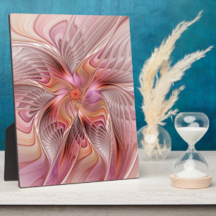 Plaque Photo Papillon Abstrait Coloré Fantaisie Art Fractal