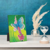 Plaque Photo Papillon bleu de Chapmans (thersites en polyommatu (Côté)