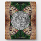 Plaque Photo Papillon Chouette Brown Créez votre propre photo (Devant)